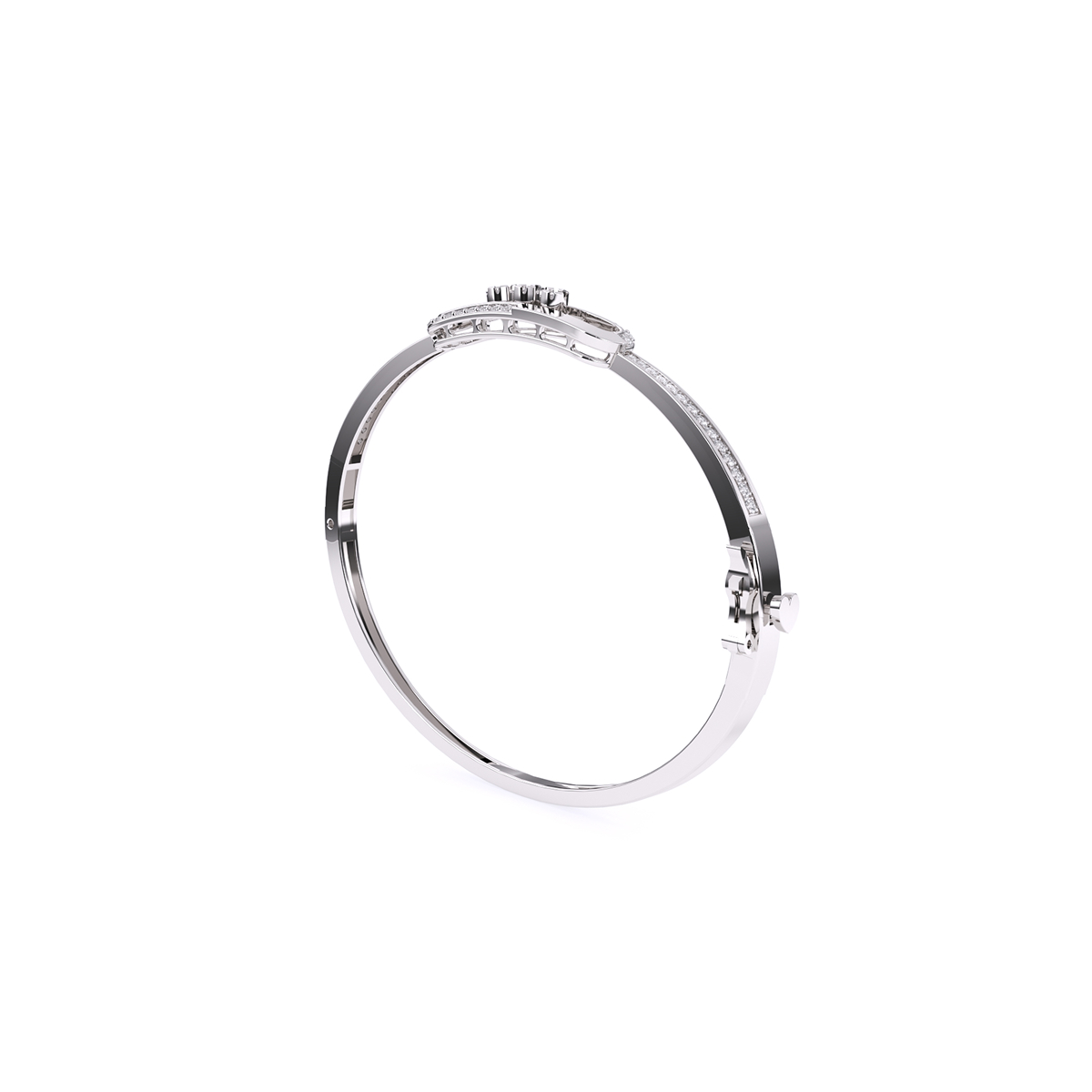 Gorgeous Half Eternity Diamond Bracelet
